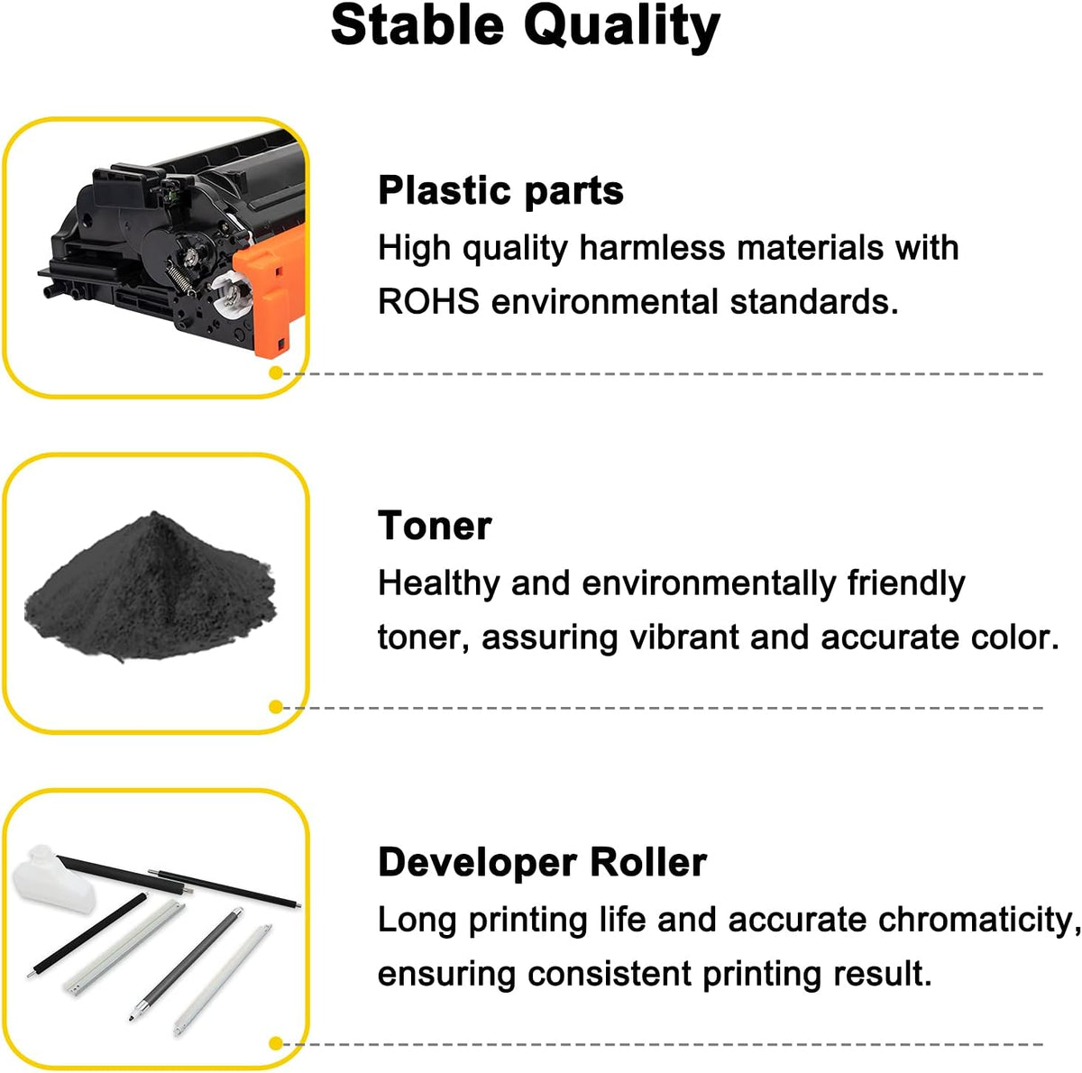 Compatible Toner Cartridge Replacement Black 2-Pack S398