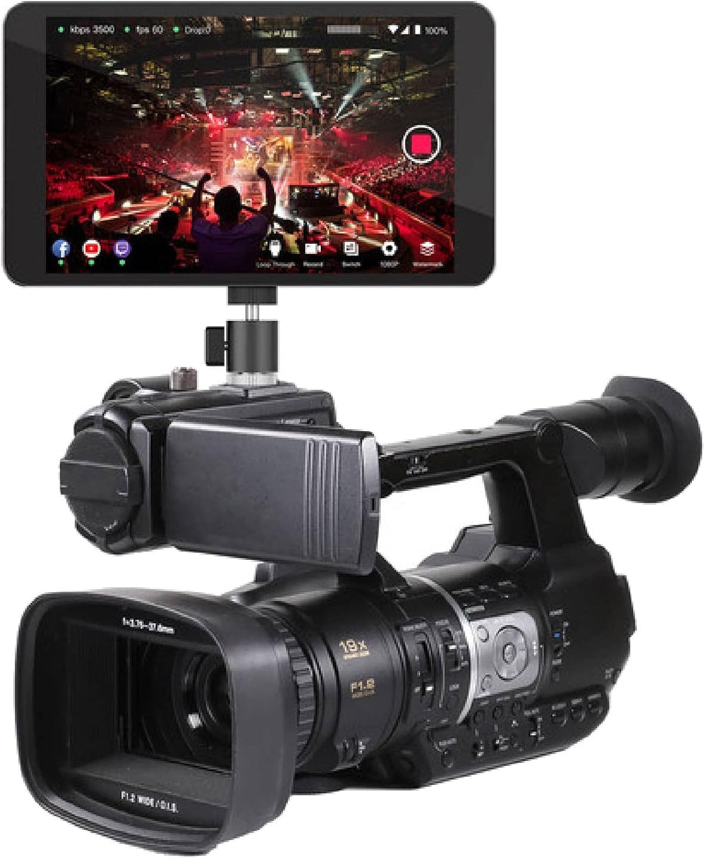 Portable Live Stream Studio with SD Card and HDMI Cables B588