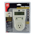 Power Meter Energy Consumption Monitor White F658