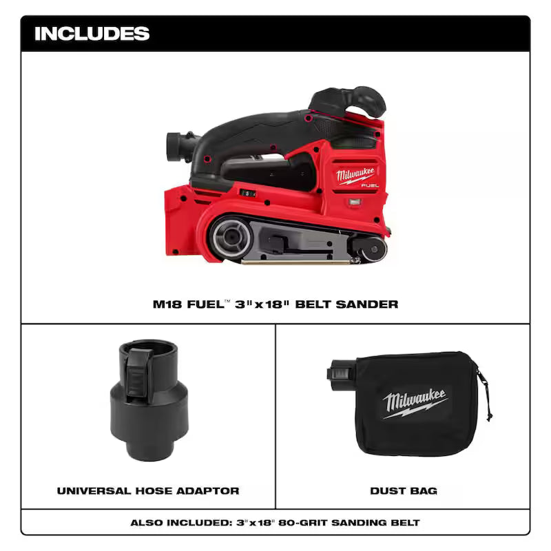 18-Volt Cordless Belt Sander with Starter Kit C166