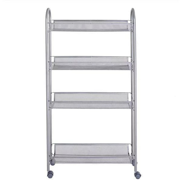 4 Tier Slim Rolling Storage Cart B771017