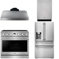 36 Gas Range, Range Hood, Refrigerator and Dishwasher H94953