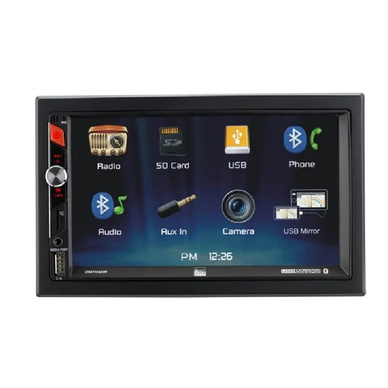 7" Touchscreen Digital Multimedia Receiver + 6.5" Coaxial Speaker System H2830