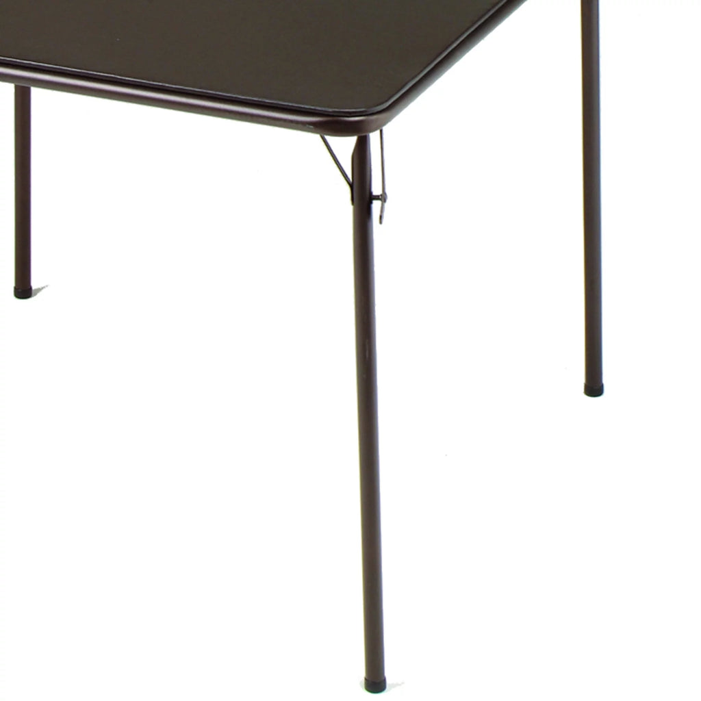 Black Square Metal Folding Dining Card Table S8534