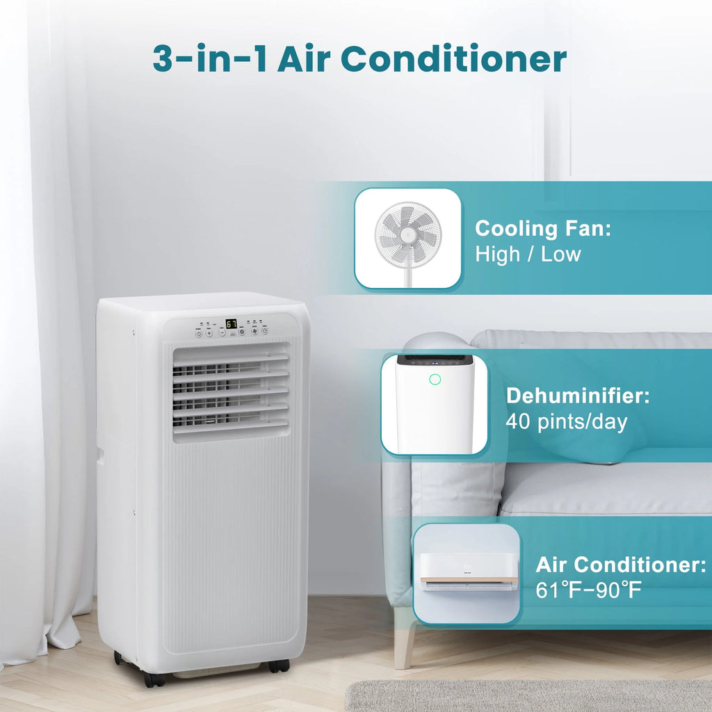 Portable Air Conditioner 3-in-1 with Remote B221