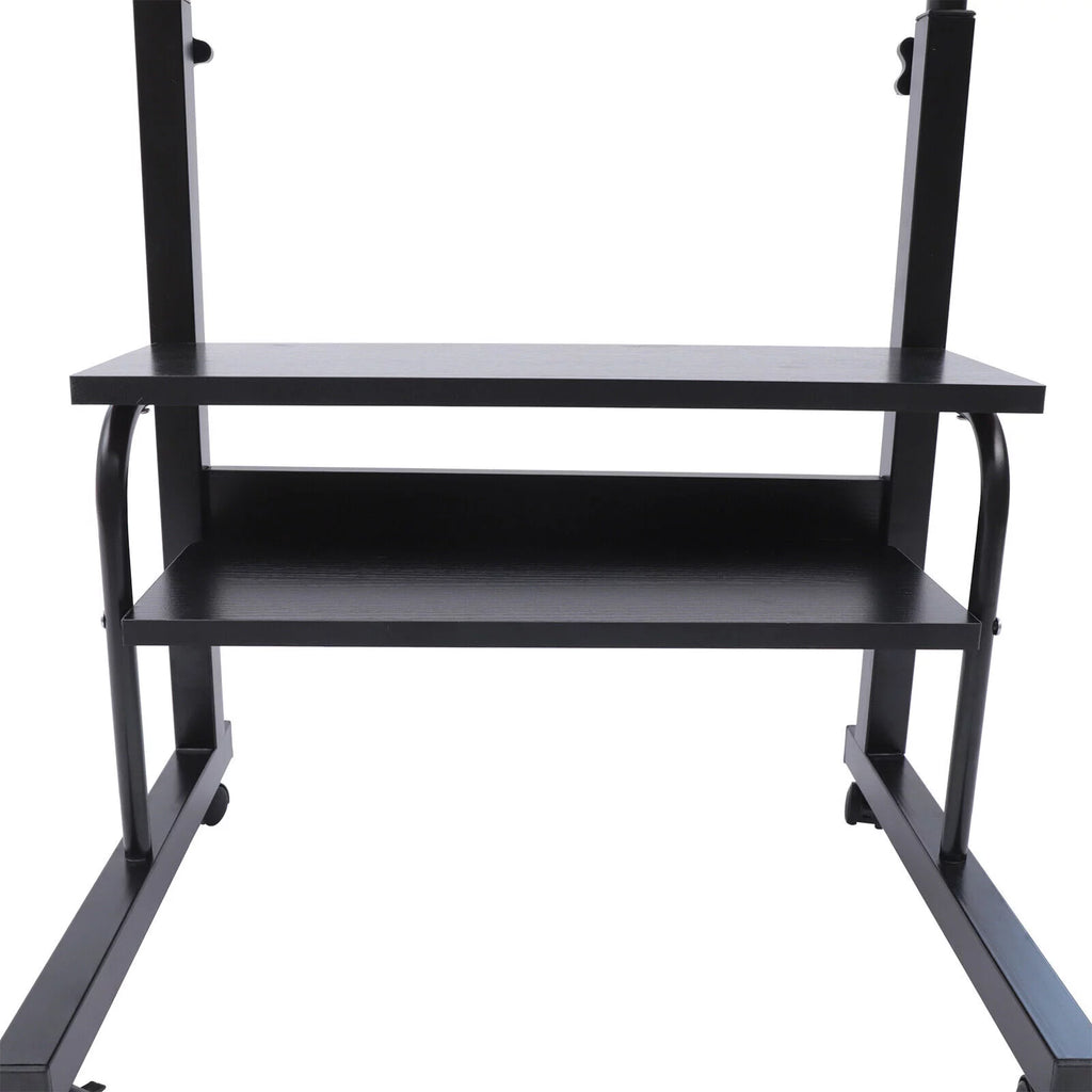 Adjustable Mobile Sofa Side Table with Wheels Z80623