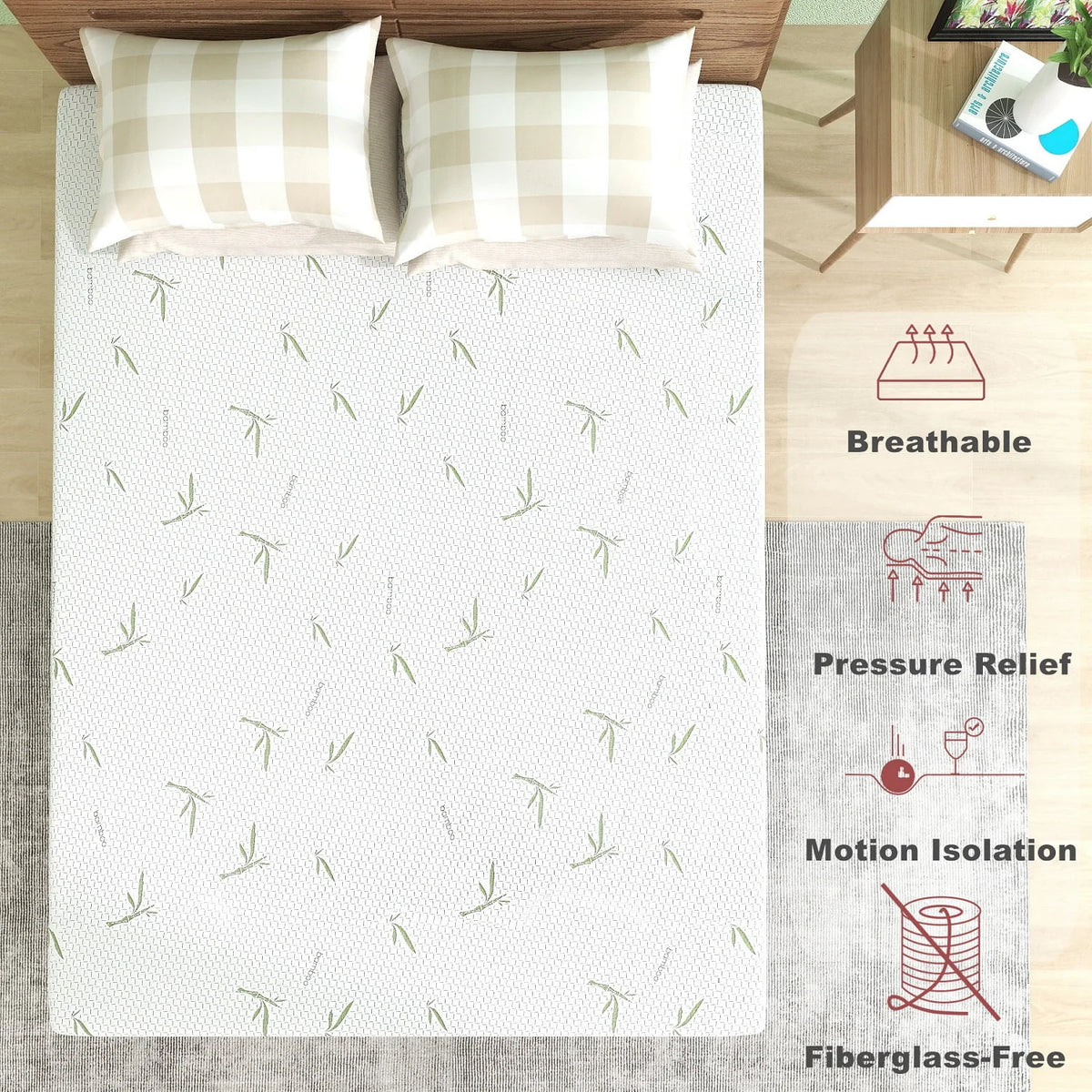 Queen 10 inch Memory Foam Mattress A236568