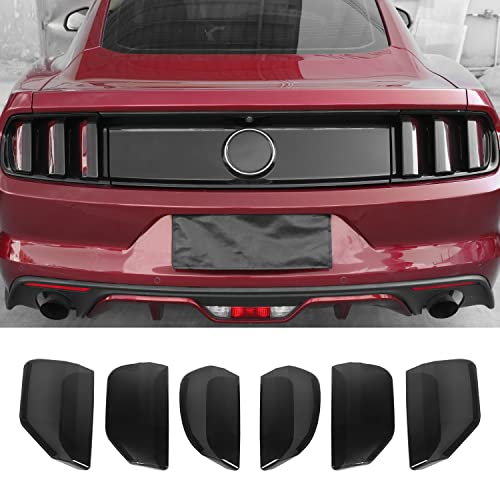 Compatible with Ford Mustang 2015-2017 Tail Light Cover Trim I49568
