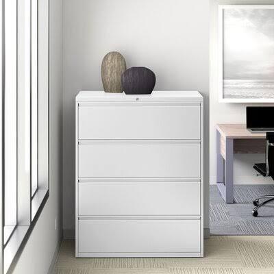 White Lateral Filing Cabinet Y913