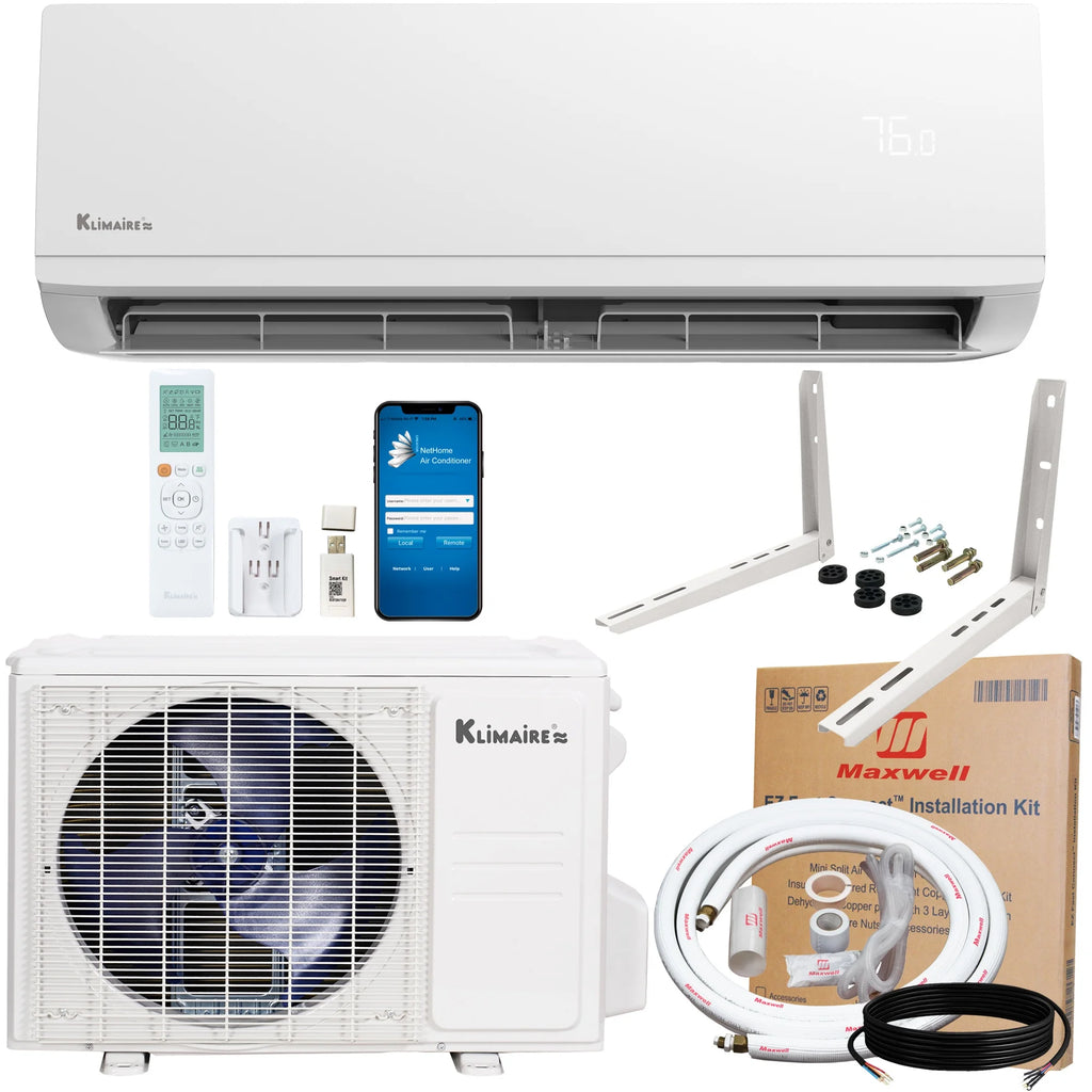 9000 BTU 26.4 SEER2 Ductless Mini-Split Inverter Heat Pump Air Conditioner Y21012