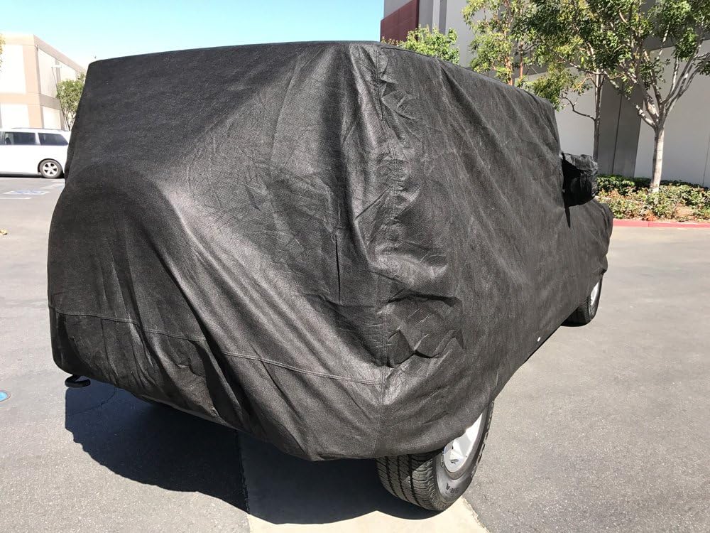 Heavy Duty All Weather Black Car Cover L381551