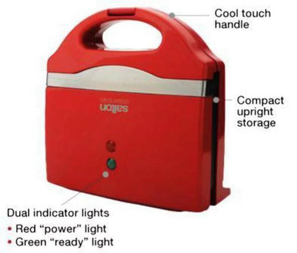 Red Waffle Maker L2871