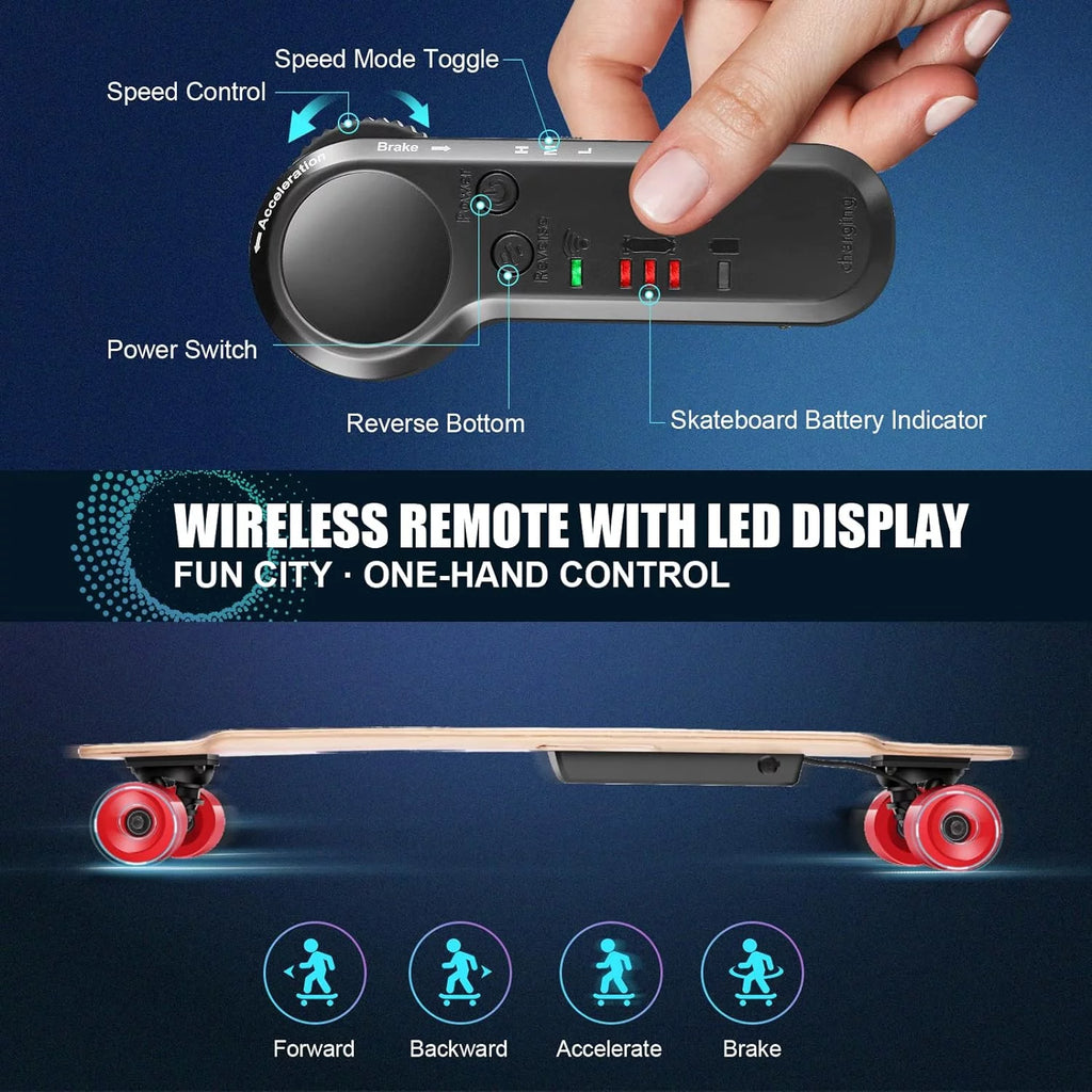 350W Electric Skateboard with Remote M585