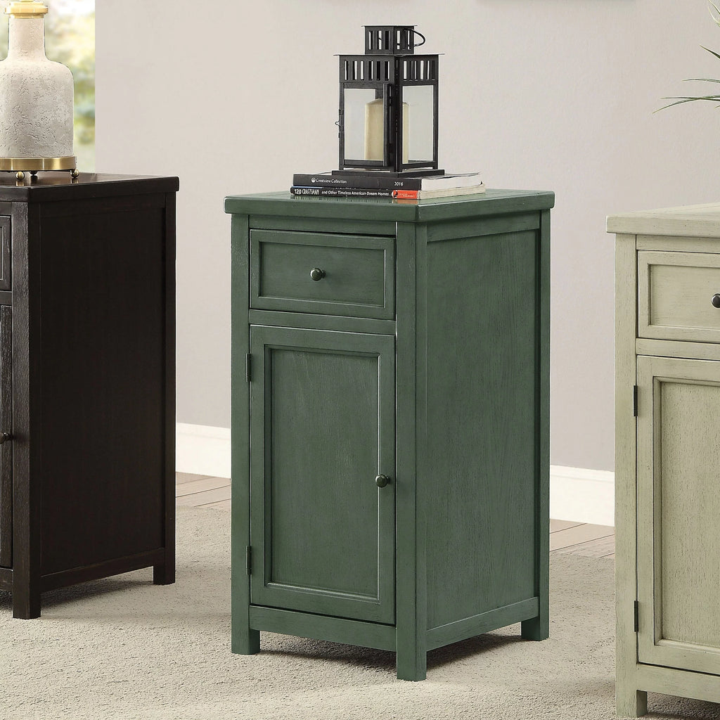 18-inch Solid Wood 1-Drawer Side Table D982686