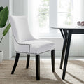 White Fabric Dining Chair Z252955