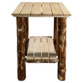 Brown Wood Exterior End Table I951