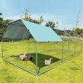 Extra Large Walk in Metal Chicken Coop 9x18ft O66507