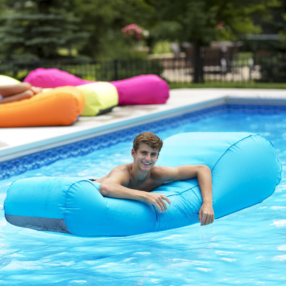 Ocean Blue Inflatable Lounger F382