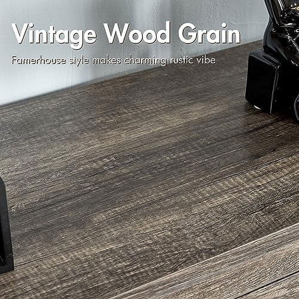 6 Drawer Wood Dresser Dark Oak X372