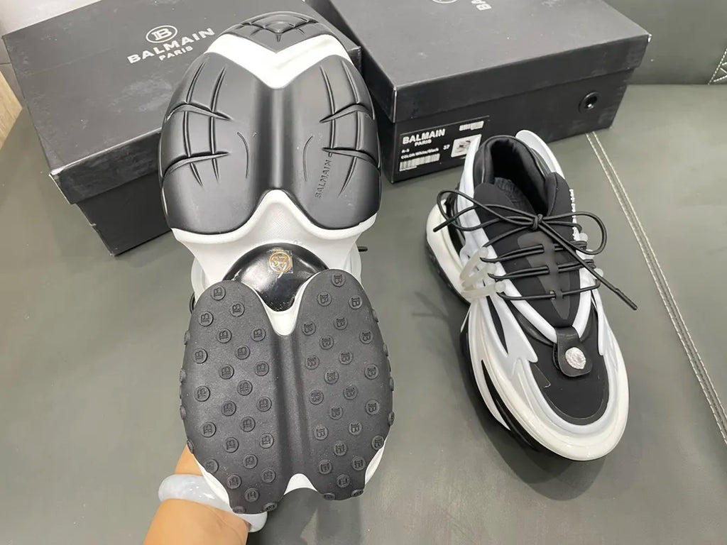 White Black Heels H5448