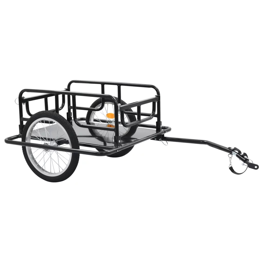 Bike Cargo Trailer Steel Black J3576