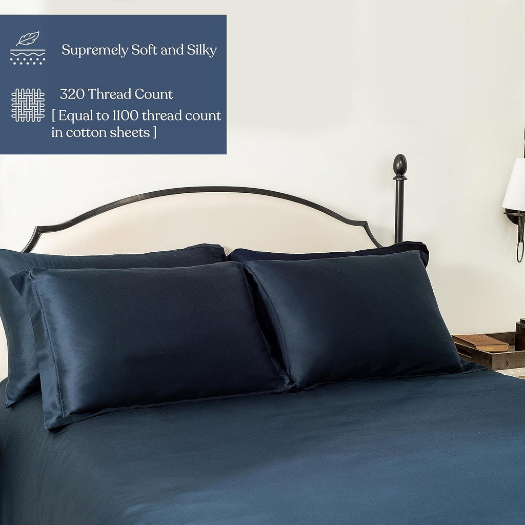 100% Eucalyptus Lyocell Tencel Full Flat Sheet T6445