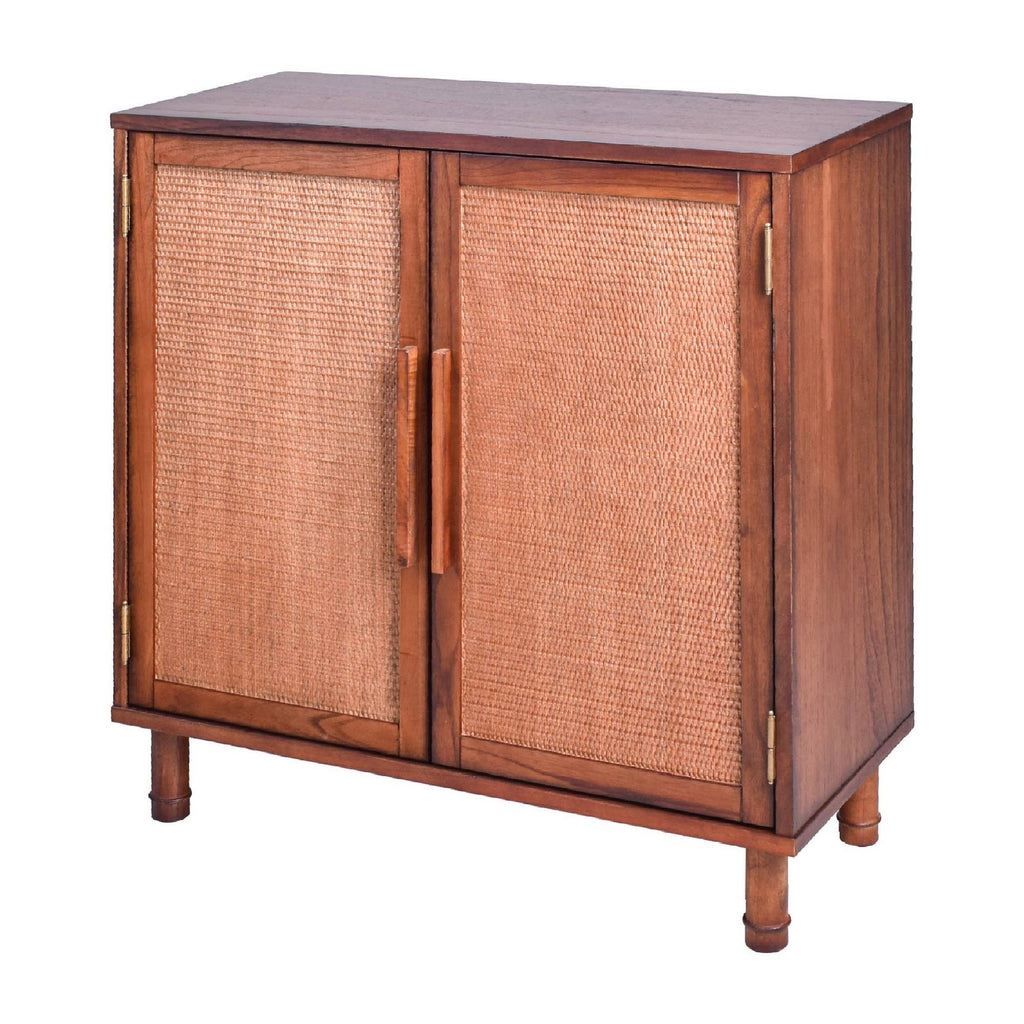 Brown 2 Door Wood Cabinet W69874