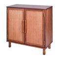 Brown 2 Door Wood Cabinet W69874