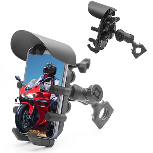 Motorcycle Phone Mount Holder Metal Stand 4.7-7 Inch S929