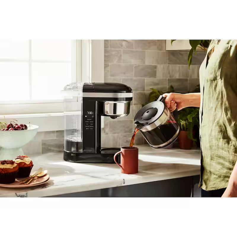 Onyx Black 12-Cup Drip Coffee Maker Y22090