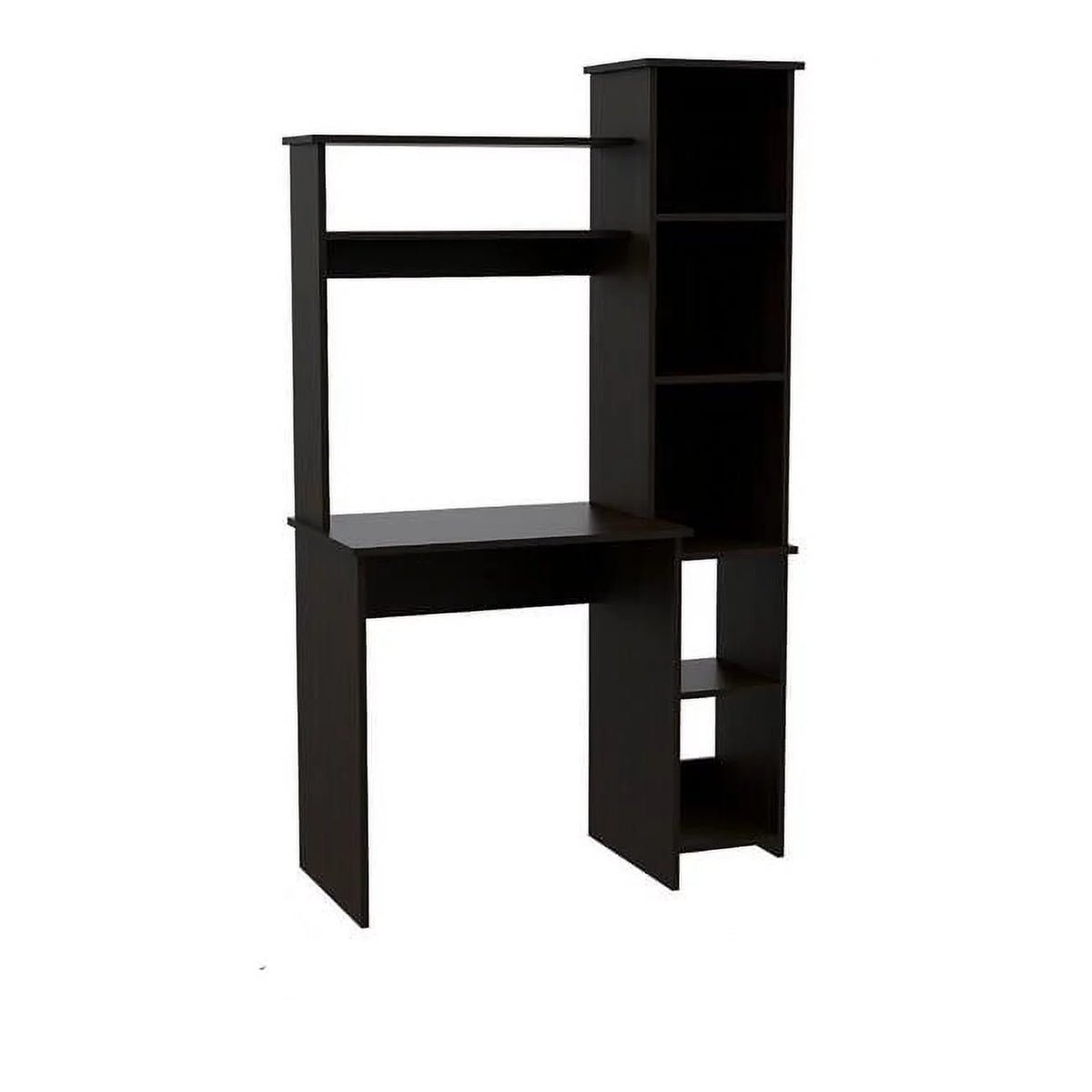 Black Office Desk with Storage Cabinet C17133