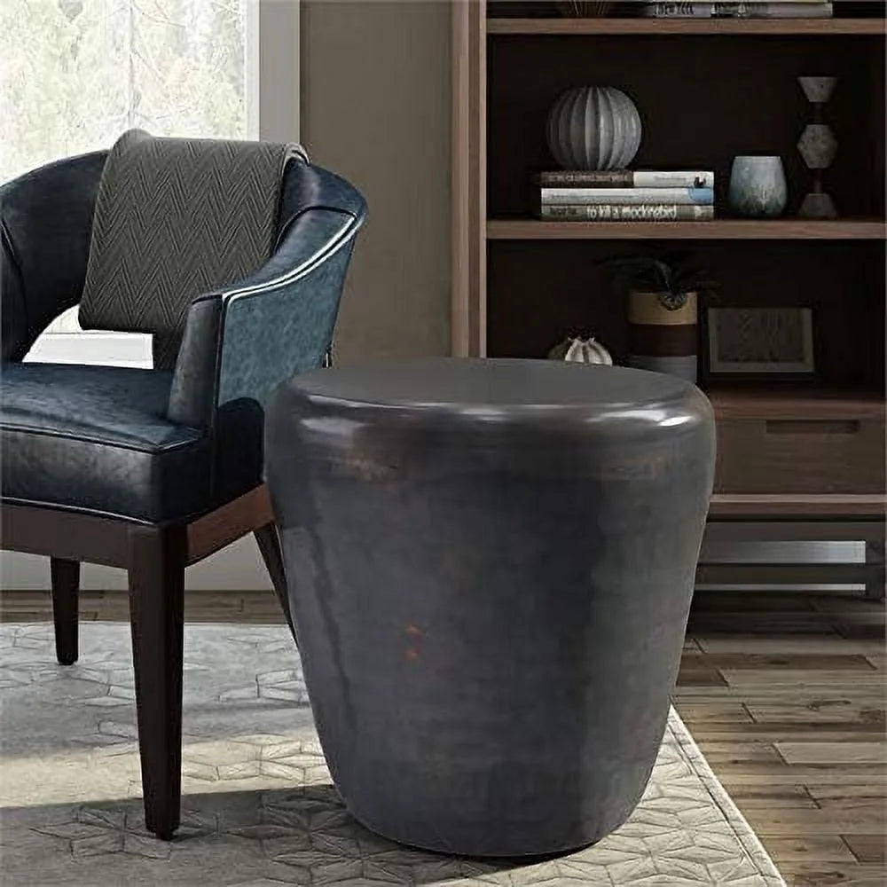 Round Metal End Table K46953