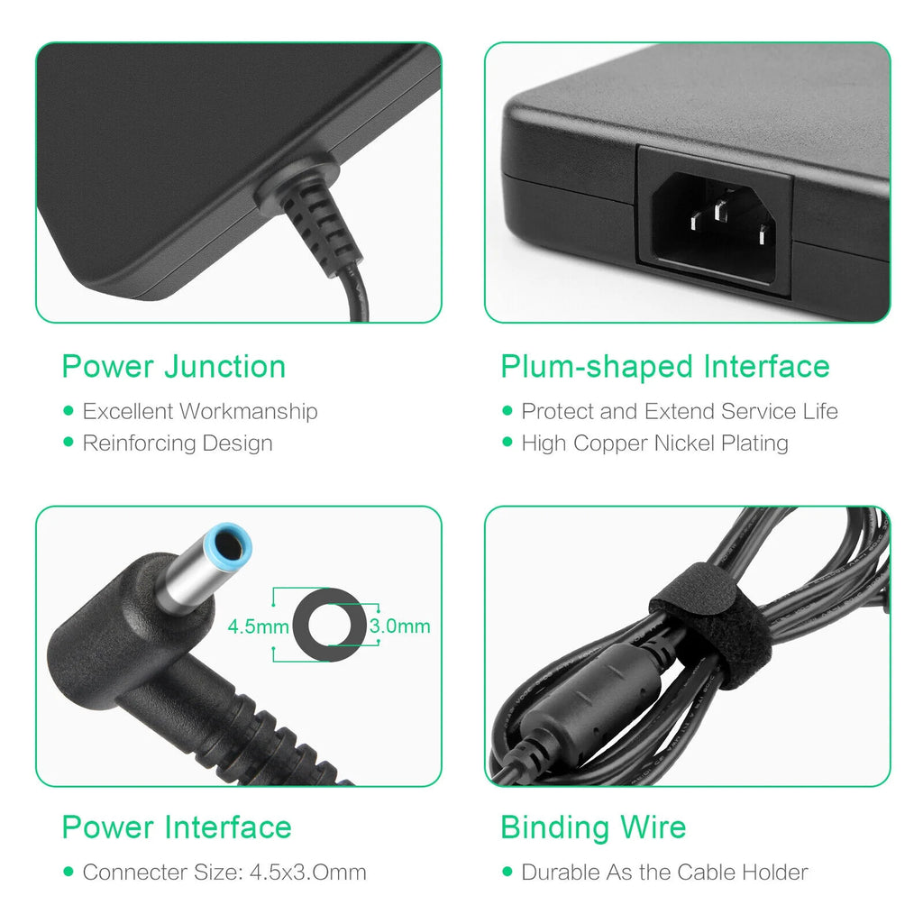 200W 19.5V 10.3A AC Adapter Charger N4698