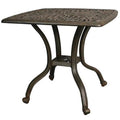 Brown Weave Side Table D2182