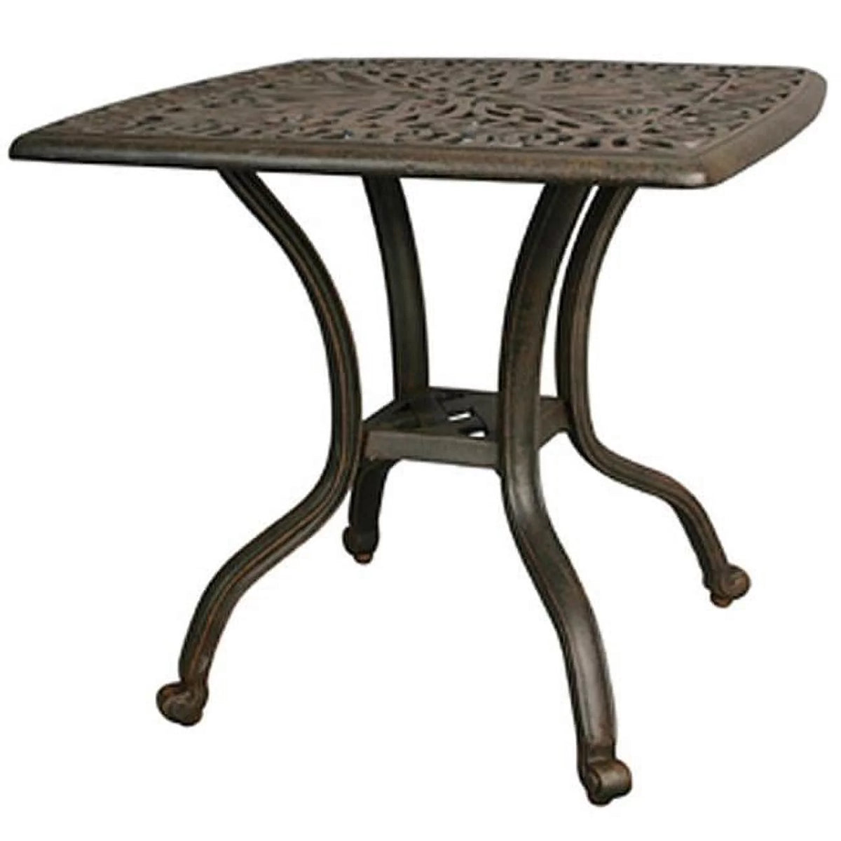 Brown Weave Side Table D2182
