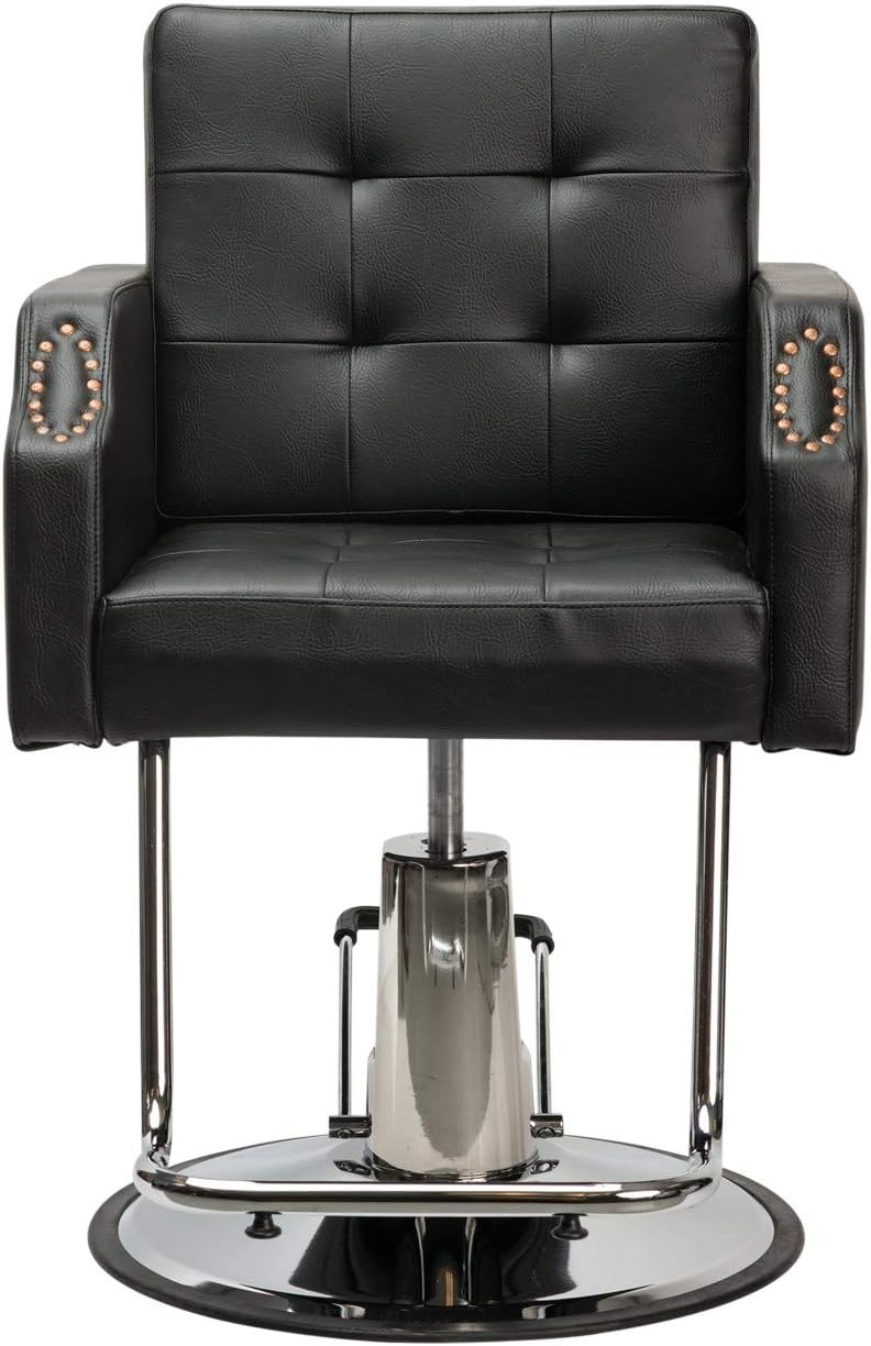 Salon Styling Chair with Tufted Back and Extra Wide Seat H66524