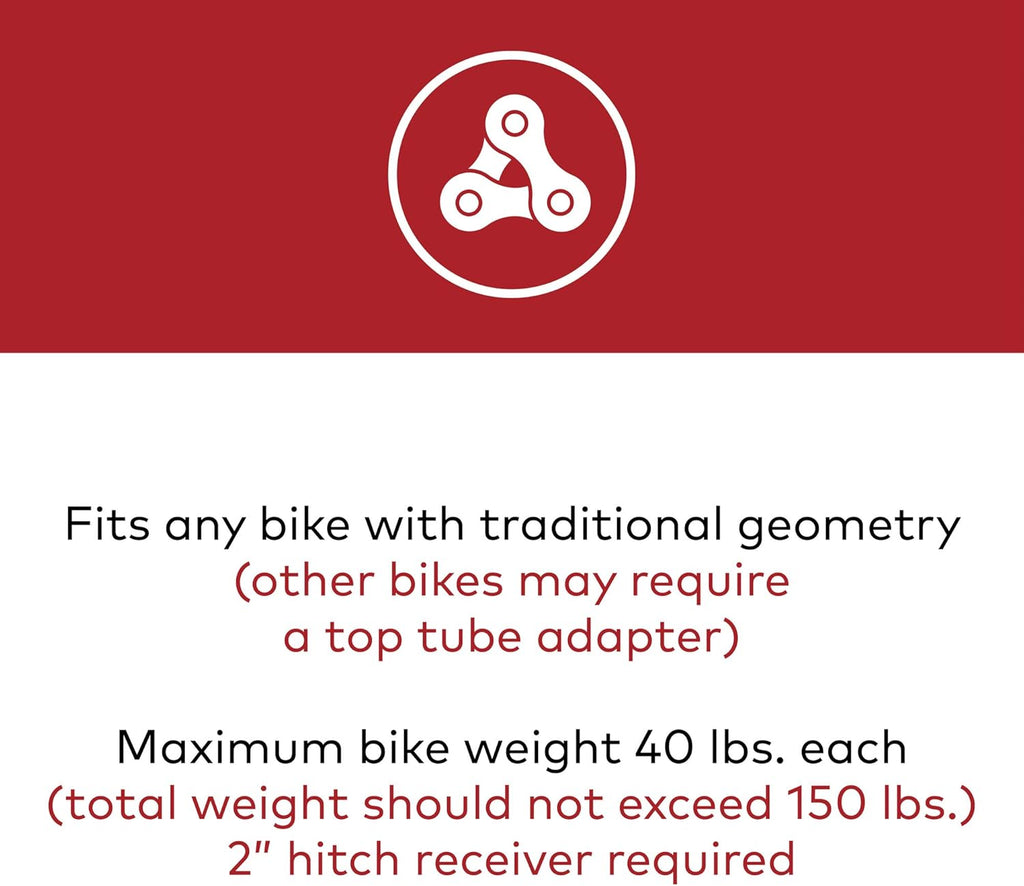 Hitch Mount Bike Rack, 4 Bike Capacity I6720