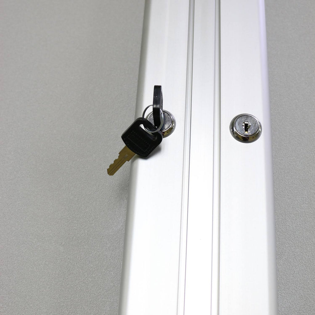 2 Door Enclosed Vinyl Bulletin Board Q620091