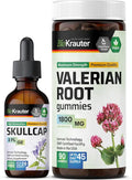 Skullcap Tincture 2 Fl. Oz. & Valerian Root 90 Gummies S78443