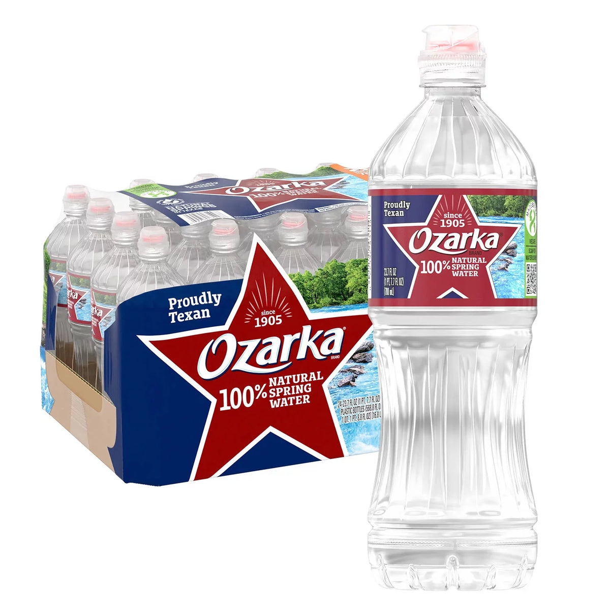 100% Natural Spring Water 24 pk Z91495