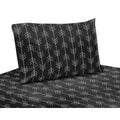 Black and White Woodland Arrow Queen Sheet 4 Piece Set A19469