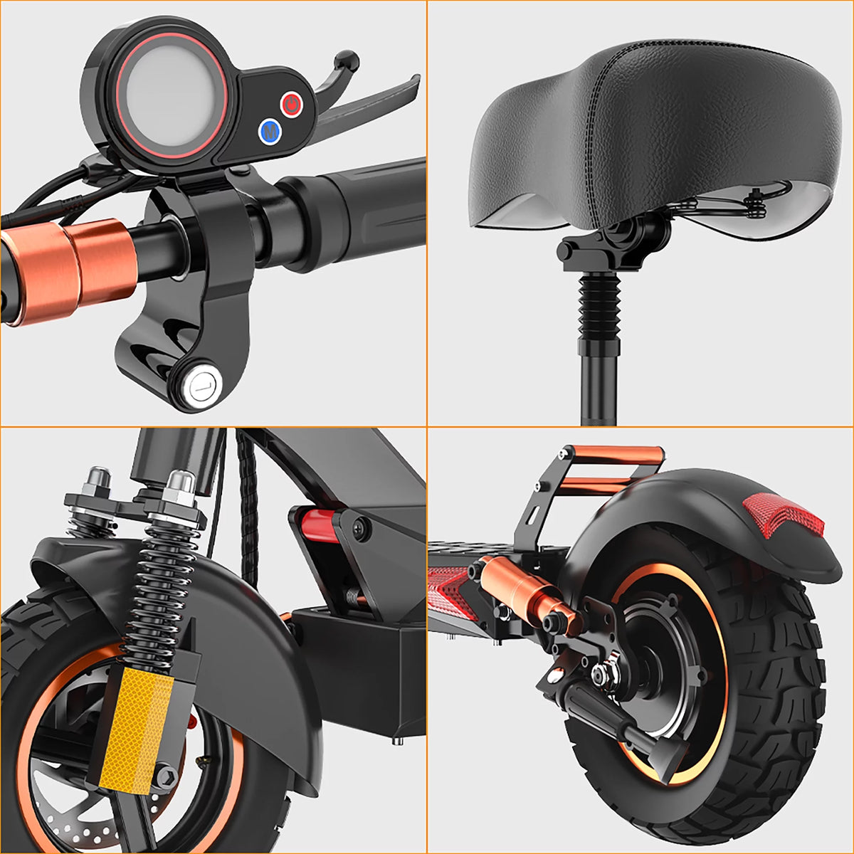 Foldable Electric Scooter with Seat U610