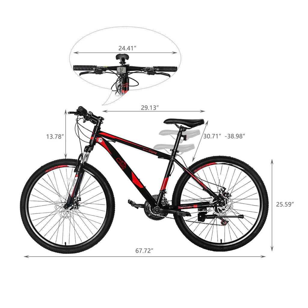 Folding 21 Speed 26 Wheel Steel Frame Mountain Bike M52642