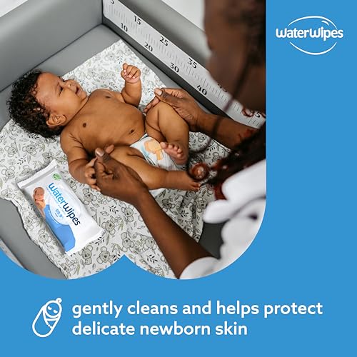 Plastic-Free Unscented Baby Wipes, 60 Count (Pack of 12) A101