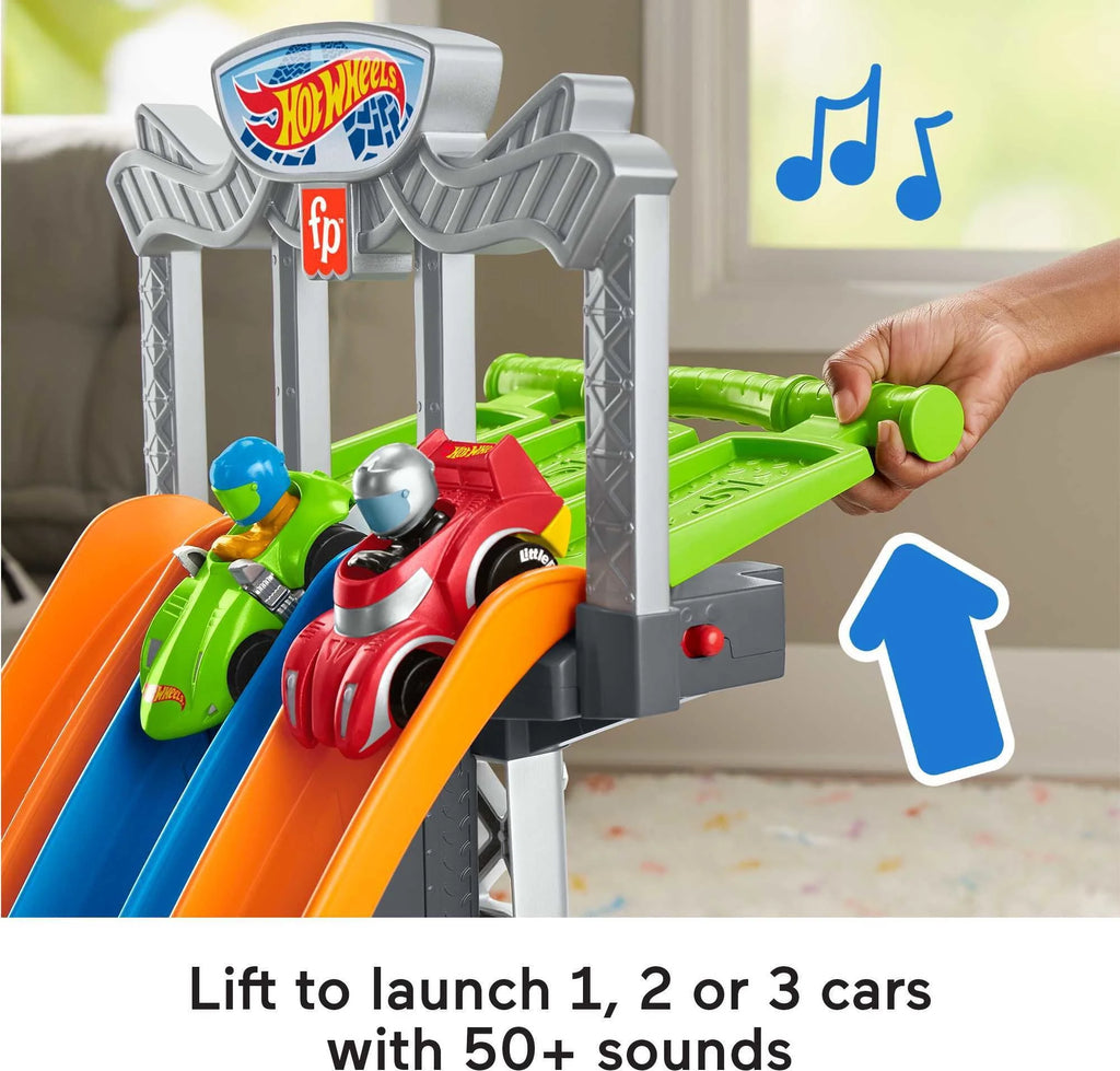 Toddler Vehicle Playset with Sounds & 2 Toy Cars C9662