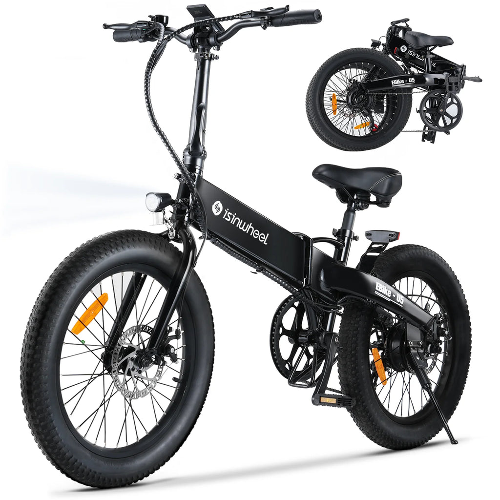 500W 20MPH 48V Removable Battery Folding Electric Bike U8574