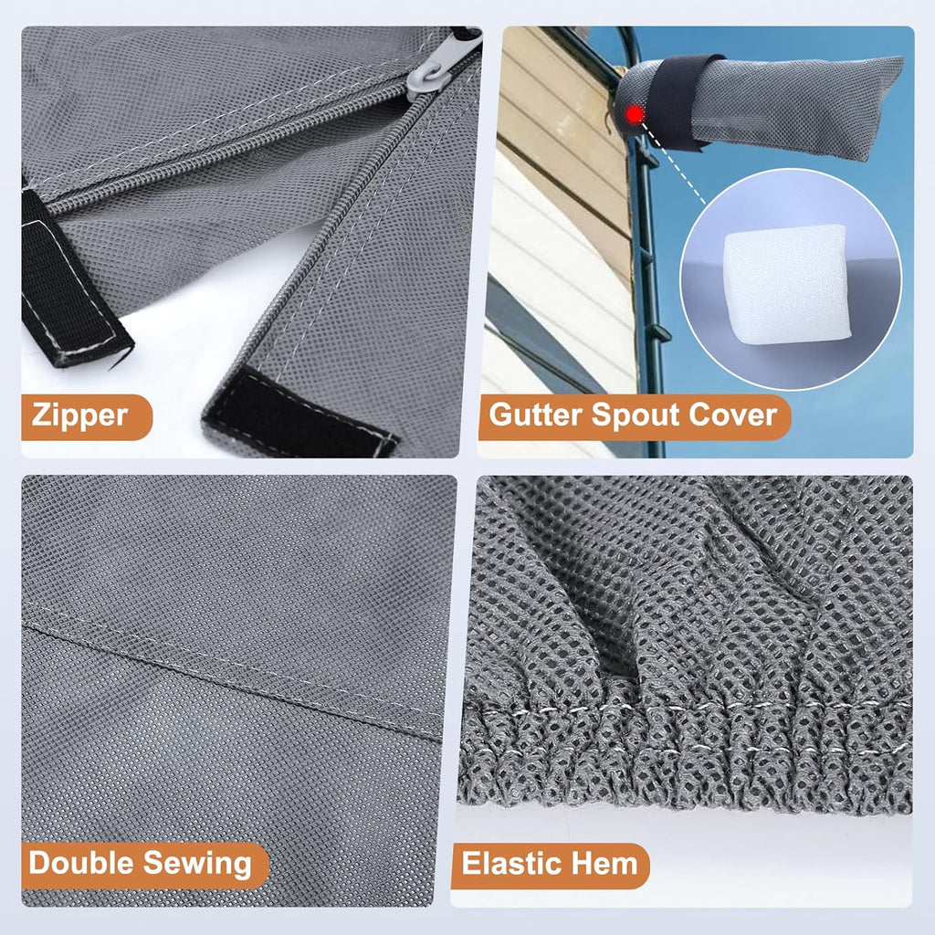 5 Layers Heavy Duty RV Cover for 38'-42' Motorhome F56053
