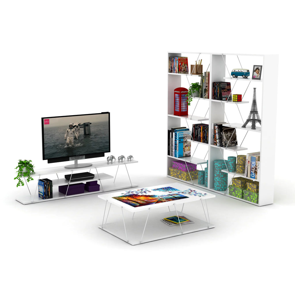5 Tier Modern Bookshelf D733