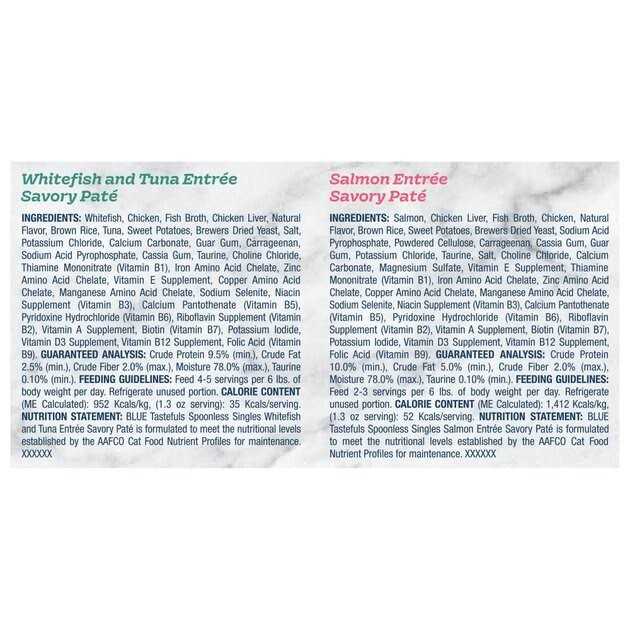 Whitefish & Tuna and Salmon Pate Wet Cat Food Variety Pack J11995