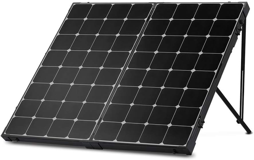 100W 12V Monocrystalline Portable Foldable Solar Panel Suitcase F486